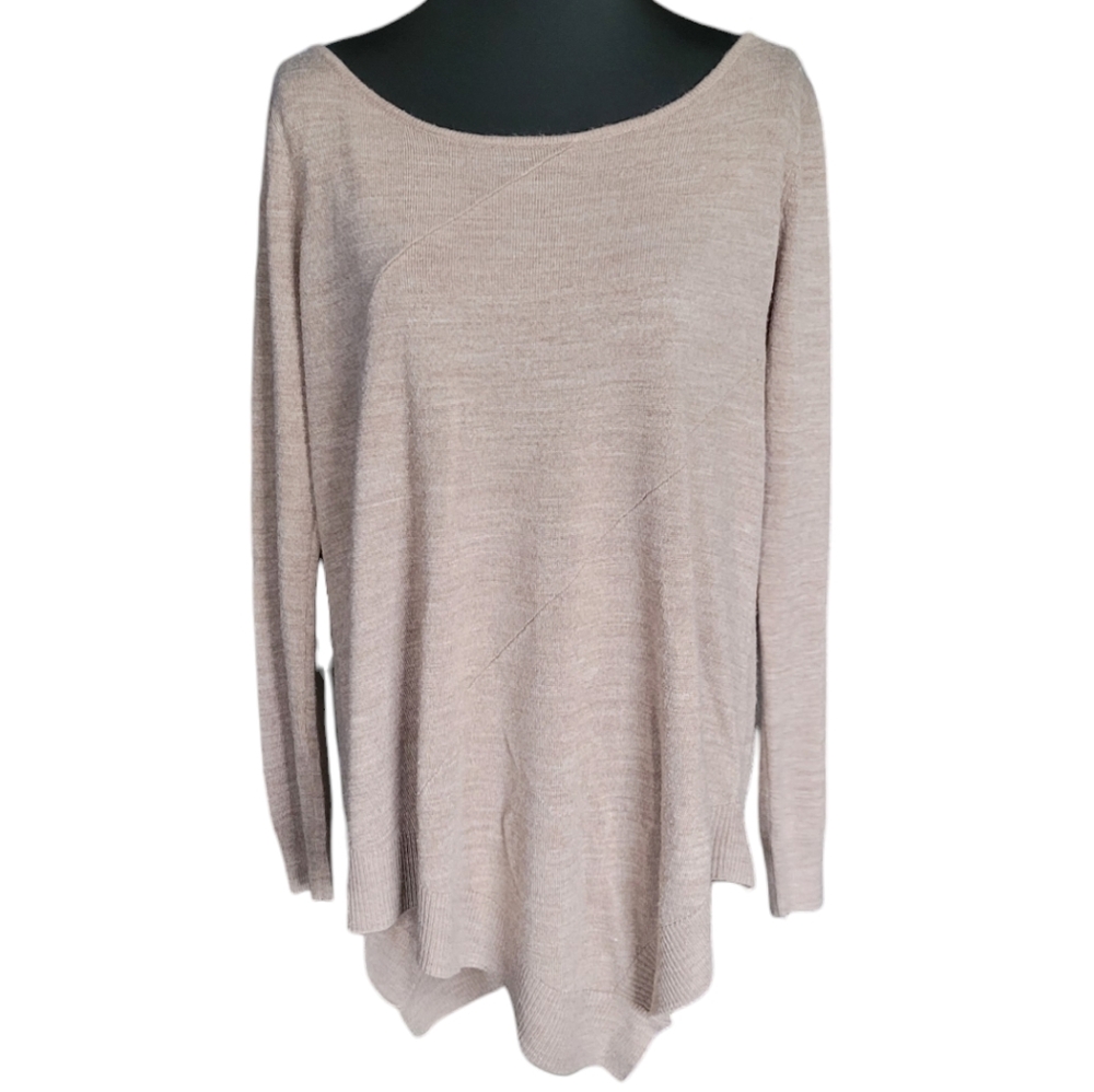 New York & Co. handkerchief style sweater tunic Size M